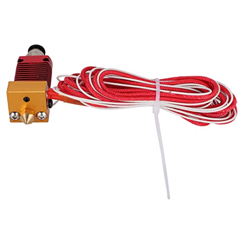 AKLOSIPY CR10 Red Extruder Hotend Kit with Interchangeable Nozzles for 3D Printers (12V 40W)