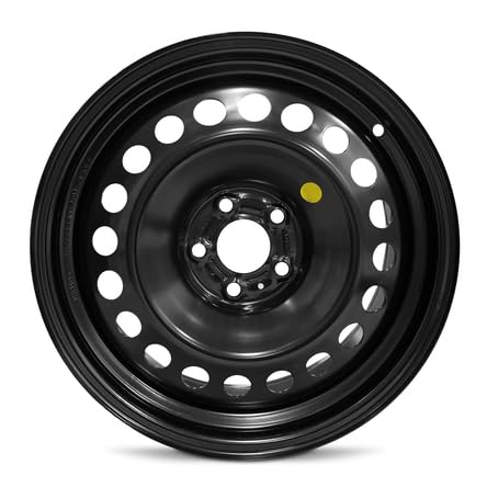New OEM Surplus Wheel 17x7 in for 2014-2024 Jeep Cherokee Painted Black Steel Rim 5-110mm