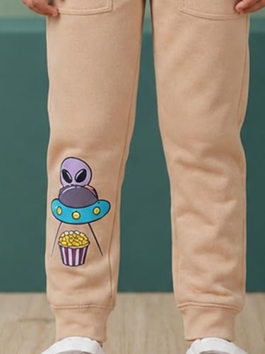 Image of KiddoPanti Boys Solid Fleece Track Pants | Cotton Poly Fleece Fabric | Ankle Length Bottom Rib | 2 Front Patch Pocket | Elastic Waist & Drawcord | Jogger Track Pants for Boys