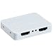 FARSTRIDER MINI HDMI Splitter + Amplifier 1 in 2 (1x2) out 1080P 3D 1.4a with USB Powered Cable - 2 Ports Port Box for PS4 Samsung HD TV Xbox Blu-ray - White