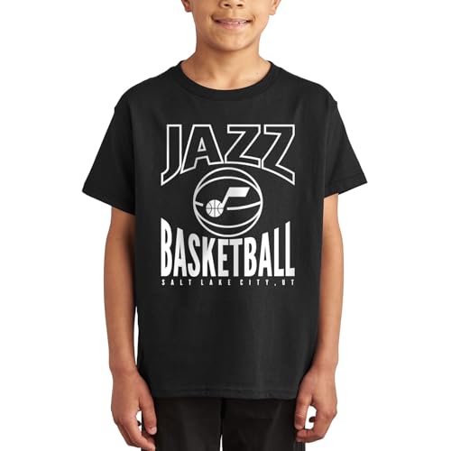 Junk Food NBA - Utah Jazz Team Basketball Kids SS T-Shirt Black