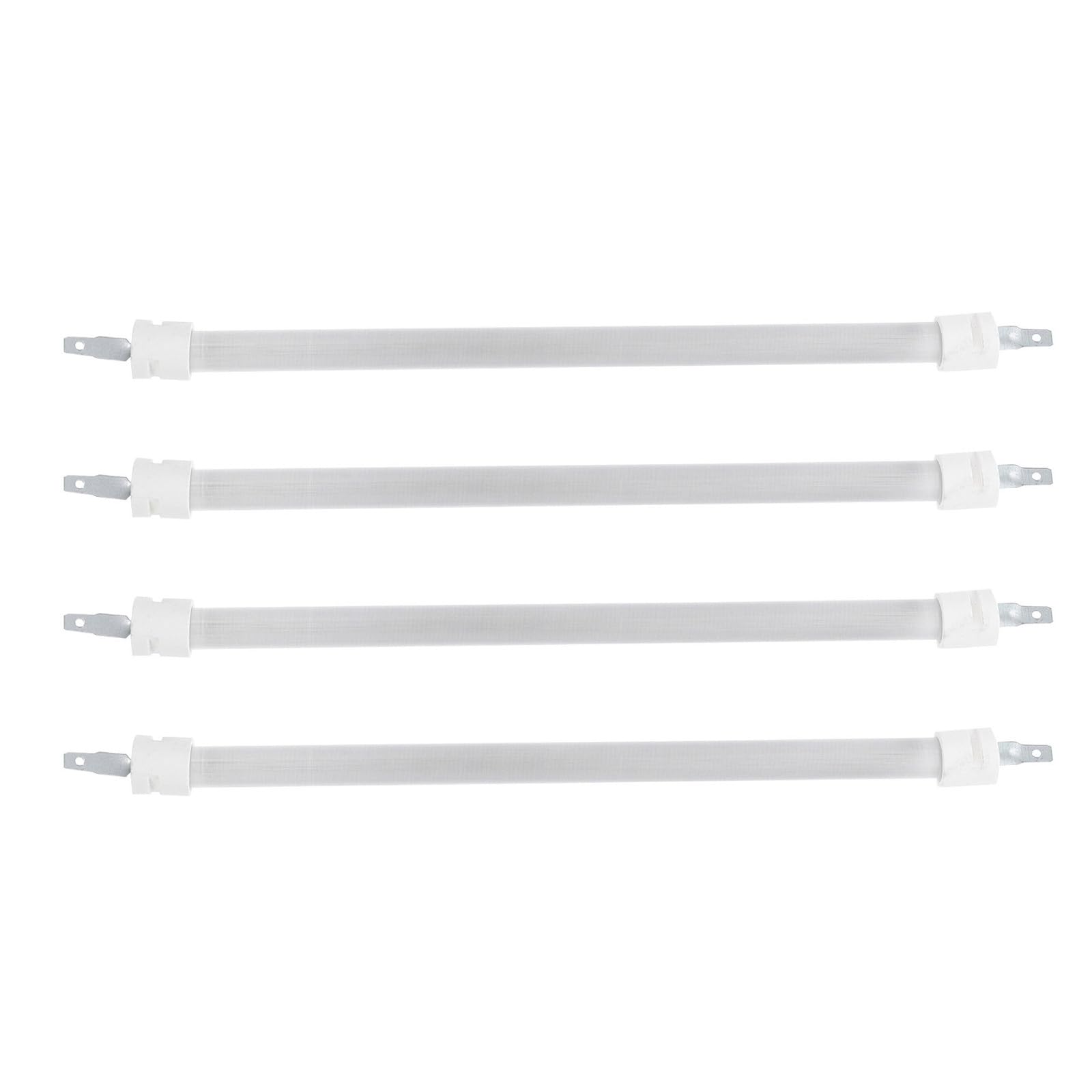 Tubo de cuarzo Toddmomy de 25 cm para calefactor eléctrico exterior de patio 4 unidades