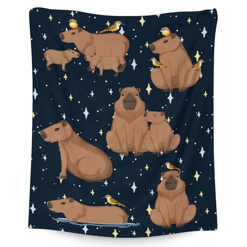 Throw Blanket for Baby - 30x40 Inches Lap Size - Soft Fluffy Cozy Blankets Gift - Black Cute Blanket Throws for Couch, Work