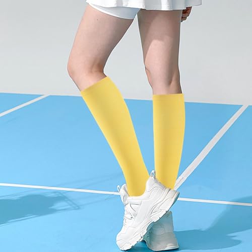 Image of Knee High Socks for Women, Long Tall Knee Tube Socks