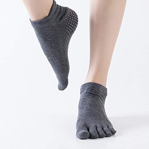 FHJZXDGHNXFGH-UK Comfortable Men Women Yoga Socks Anti-skid Breathable Fitness Pilates Socks Dancing Gym Non Slip Cotton Socks With Socks Heel