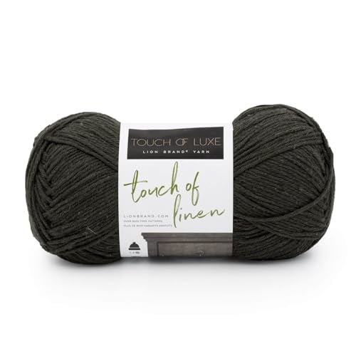 Lion Brand Yarn Touch of Linen Yarn, Cypress