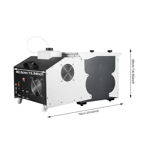 Máquina de humo baja 3000W con control remoto miniatura 5