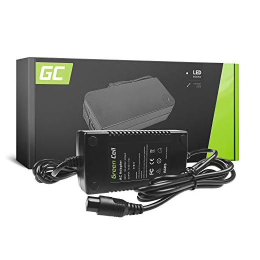 Green Cell® Cargador (54.6V 1.8A 98W) para Haibike KTM Kalkhoff Flyer Cube Focus Giant Bergamont Ghost Trek Gazelle Winora Specialized 48V Ebike Bicicleta Eléctrica Batería (Conector 3-Pin/3-pines)