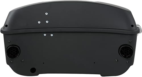 Miniatura 3 de TCT-MOTORPARTS Maletero King Tour Pack negro mate de 13.7 pulgadas para Harley Touring Electra Road Glide Road King Electra Glide Ultra Classic