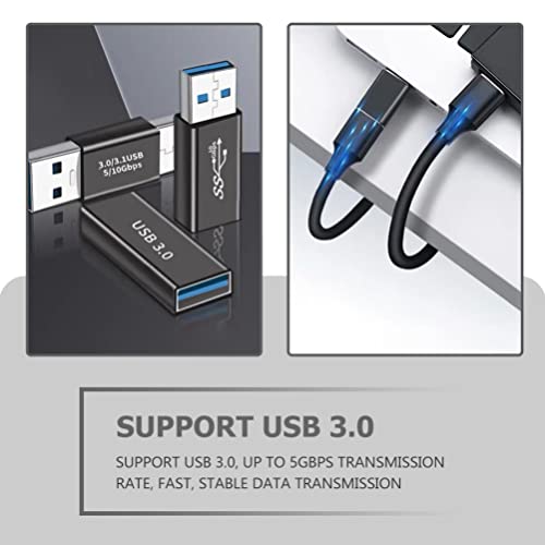 SOLUSTRE 1 Conjunto Adaptador Usb Carregando Usb Macho Para Fêmea Adaptadores De Computador Para Lap