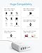Anker Desktop Charger, Fast Charging USB C Charger, 112W Max 6-Port Charging Station, for iPhone17, iPad, MacBook, Samsung and More (Cable Not Included)