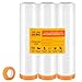Produktbild FIRLUNHI Abdeckfolie mit Klebeband, 3 rolls of 180CM x 15M,abdeckfolie maler,abdeckfolie auto lackieren,Selbstklebende folie,Für Wandanstriche, Schutz von Autolacken, Staubschutz für Möbel