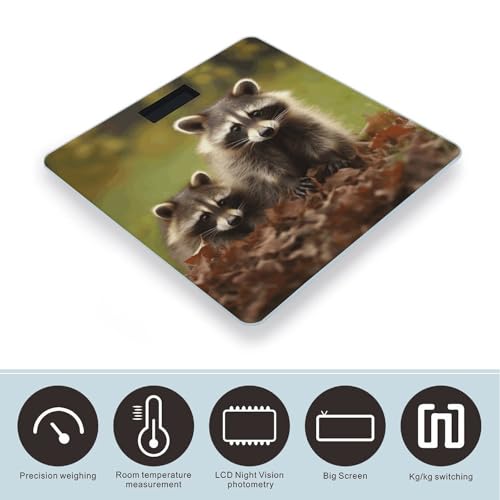 Báscula digital para baño Raccoon Smart Body Weight miniatura 3
