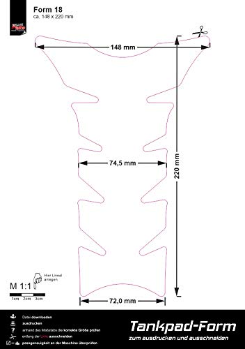 BIKE-label Adesivo per serbatoio trasparente 3D