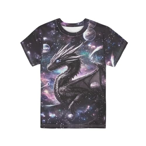 Image of Kids Graphic T-Shirt Boys Girls Novelty Tees Top Short Sleeve Shirts Summer Blouses 3-16