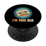 Photo Gallery i m this old vintage cassette nostalgic retro music lovers popsockets popgrip intercambiabile Photo Gallery i m this old vintage cassette nostalgic retro music lovers popsockets popgrip intercambiabile