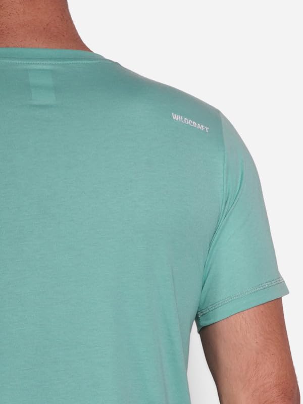 Image of Wildcraft Men's Solid Regular Fit Polo Shirt