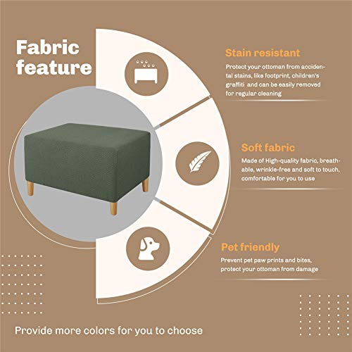 Funda elástica para reposapiés XL protector de muebles lavable 4