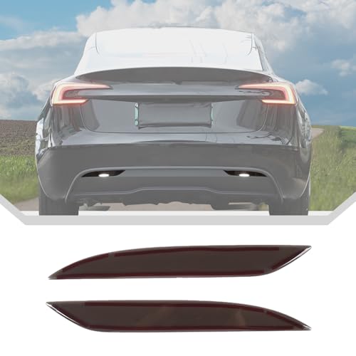 Cache feux brouillard arrière Tesla Model 3 2023-2025 fumé clipsage facile