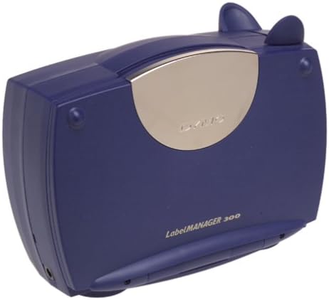 Arka view of the DYMO LabelMANAGER 300, showing its closed design.