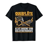 Lustiges Design Querflöten Spieler Querflöte