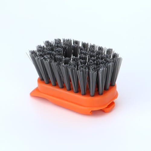 Image of DAPOWER Dish Brush Refill Head, Replaceable Nylon Bristles Brush Heads - 2 Pack (Orange)