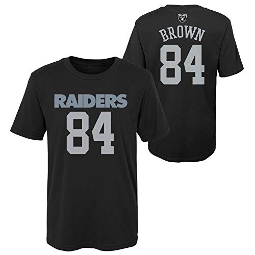 OuterStuff Antonio Brown #84 Oakland Raiders NFL Youth 8-20 Performance Mainliner Team Color