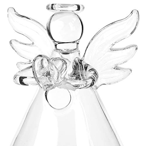 Vase ange suspendu en verre transparent pour optimiser l'espace - 6