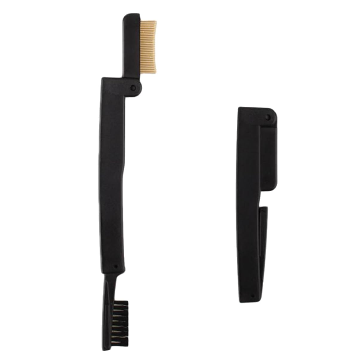 Housoutil 3pcs Eyelash Brow Makeup Tool Set Double-sided Brush Folding Eyebrow Comb Perfect for Women