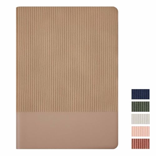 Carnet A5 à lignes pointillées TSFPapier | Cuir kaki 160 pages