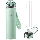 Enerbone 32 oz Insulated Water Bottle, Stainless...