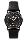 Funkuhren Dugena Damen Analog Quarz Uhr mit Leder Armband 4460843