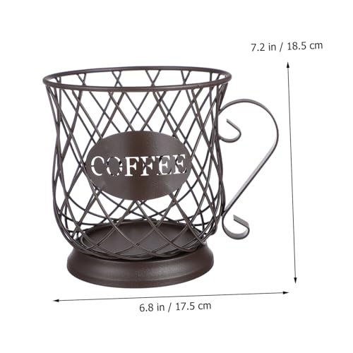 Porte-capsules de café pour dosettes expresso et rangement multifonction