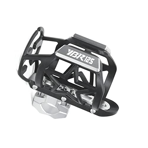 �o�C�N�A�N�Z�T���[ �ɓK�����郄�}�n YBR 125 250 XVS950 SCR950 YBR125 YBR250 XVS 950 SCR �I�[�g�o�C�A�N�Z�T���[�h�����N�J�b�v�z���_�[���{�g���}�E���g�A���~(Silver-YBR125)