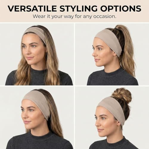 Acozycoo Headbands for Women,Wide Workout Non Slip Sweat Wicking Hair Band by Acozycoo - Image 5