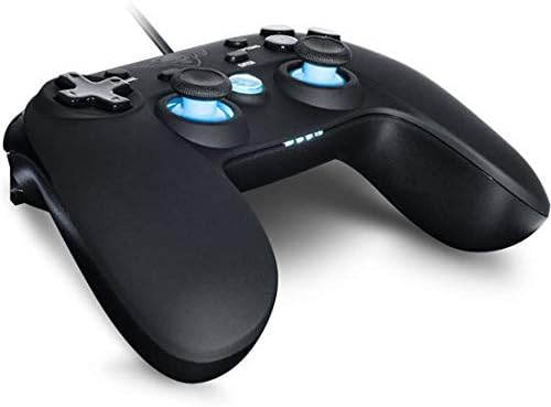 Manette de jeu Spirit of Gamer PS4 Pro Gaming pour PS4 (Noir)