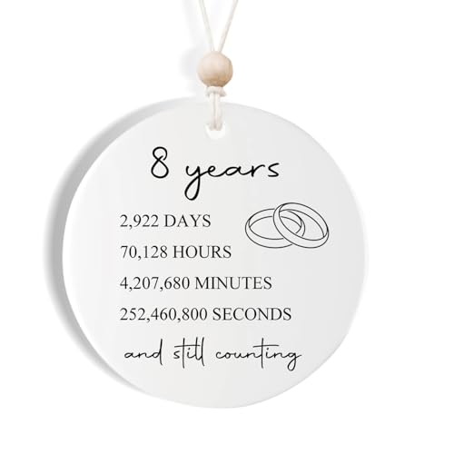 8th Bronze Wedding for Couple Wife Husband 8 Years Marriage Gift for Him Her