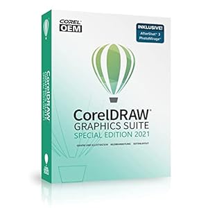 COREL CorelDRAW Graphics Suite Special Edition 2021 OEM inkl. AfterShot 3 + PhotoMirage Express DVD-Box