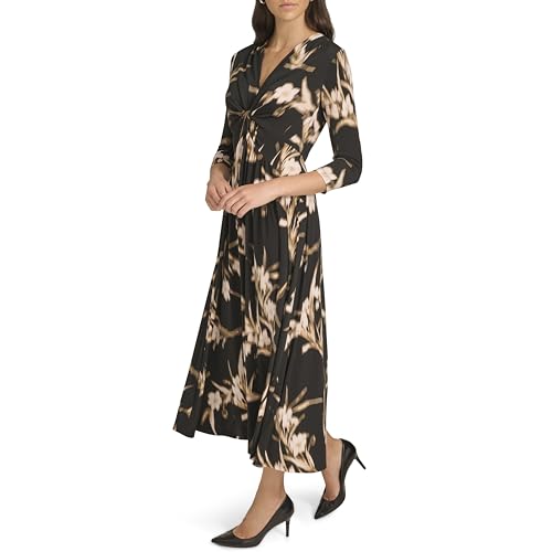 Calvin Klein Womens Work Printed Maxi Dress3