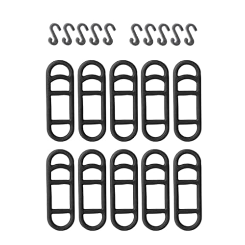 Greabuy 20Pcs Bikes Light Replacement Mount Silicones Band Elastics Belt Tie Flashlight Stand Bandages Fixing Bandages Belt