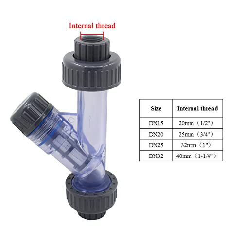 OemClima Drip irrigation system filter screen filter irrigation y filter for aquarium filter mesh sediment pond garden clear pvc y strainer - Image 2