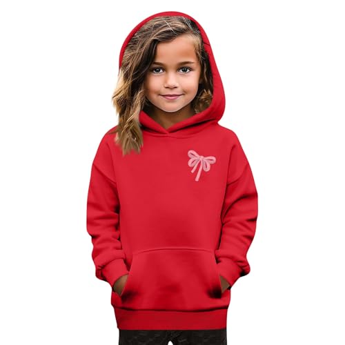 Hoodies Girls Cute Fleece Long Sleeve Sweatshirt Boys Hooded Letter Print Fall Lightweight Hoodie Outfit 2-14 Years2