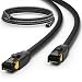 Produktbild HB-DIGITAL 25m CAT 8.1 Netzwerkkabel S/FTP LSZH Schwarz 40 Gbits | LAN Patchkabel Gigabit RJ45 Stecker Ethernet Data Cable | 40000 Mbits Übertragungsgeschwindigkeit PIMF 2000 MHz Cat.6 Cat.7 Cat.8