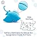 SoapSox Kids Exfoliating Bath Scrub (Ray The Manta) - Soft Animal Toy Wash Cloth Sponge with Soap Pocket Insert - Fun Loofah Characters for Babies, Kids and Children