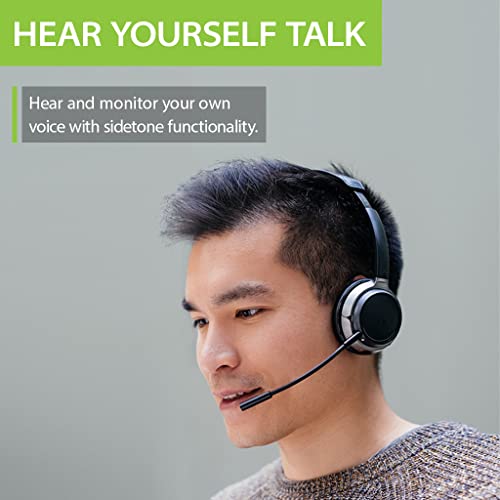 Avantree Alto Clair 2 - Multifunctional Bluetooth Headphones & Detachable Noise-Filtering Mic With Wired & Wireless Headset Modes, Dual Link Connectivity For Pc, Computer & Phone, Clear Calls Anywhere #TOP3