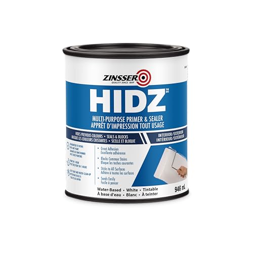 Zinsser - Zinsser Hidz Primer, (394780), 946 mL, White