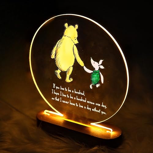 Lámpara de noche Winnie The Pooh para niños miniatura 4