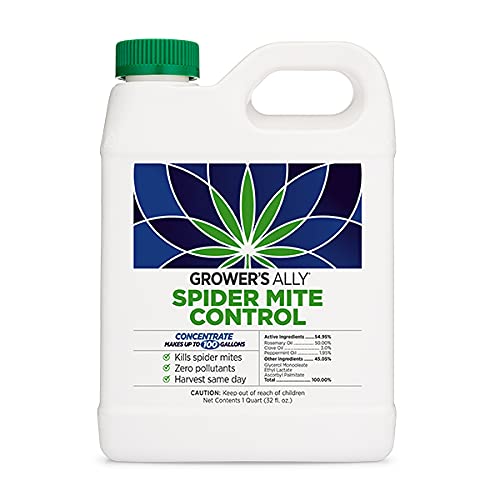 Grower's Ally Spider Mite Control Concentrate Natural Spider Mite & Insect Killer with