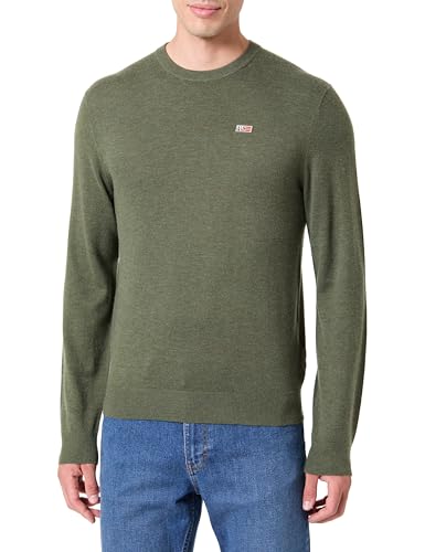 NAPAPIJRI Donori Crew Neck Sweater Khaki Green