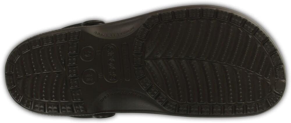 Crocs Unisex-Adult Baya Clogs, Espresso, 6 Women/4 Men